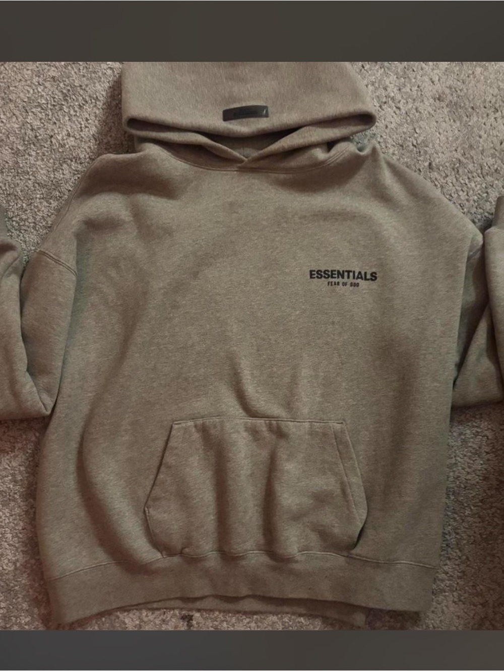 Essentials FOG Men’s Grey Hoodie